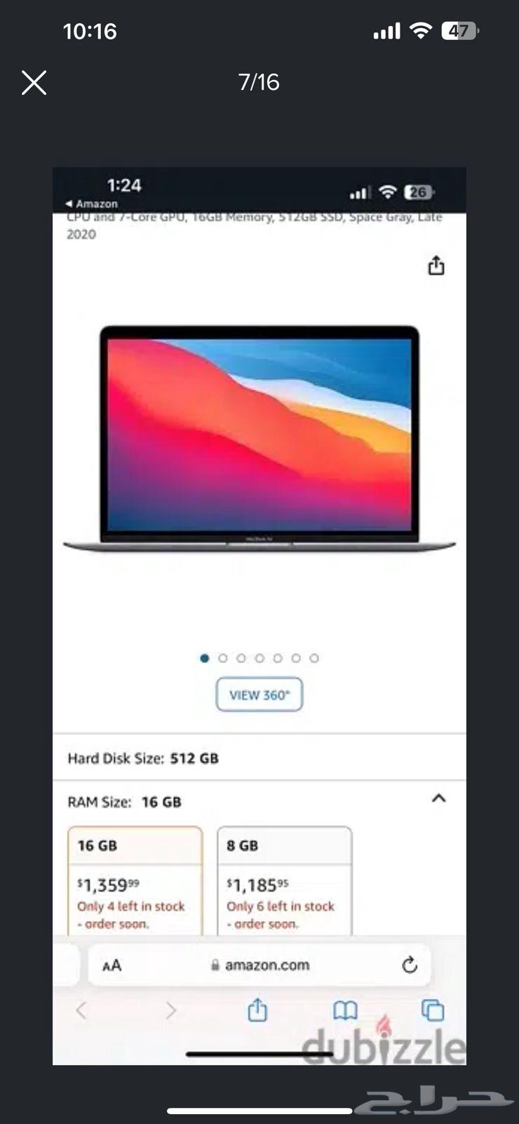 ماك بوك آير M1 نسخة خاصة رام 16 قيقا لون روز قولد64422340597506113