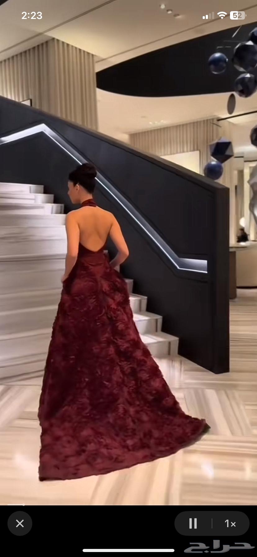 فستان زفاف لون برغندي64419811219970112