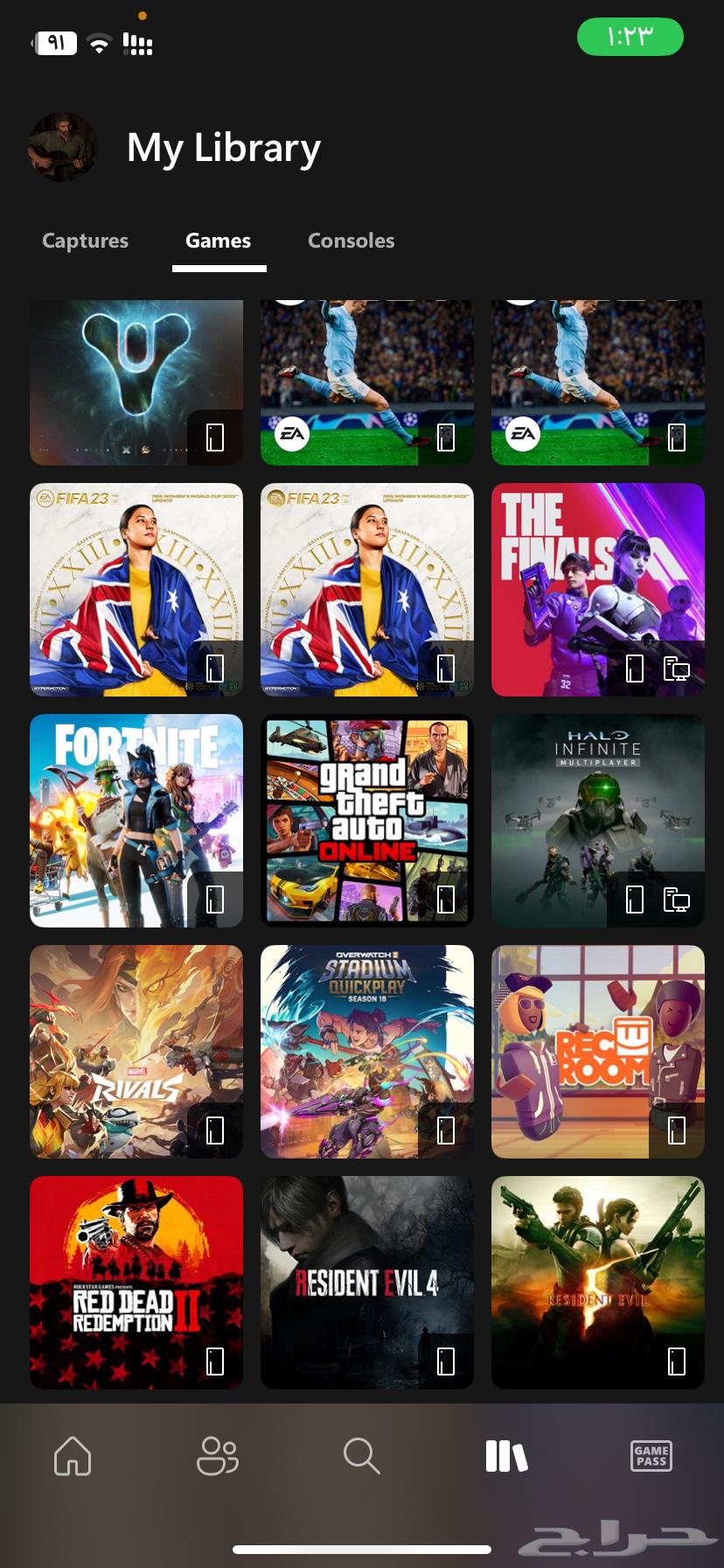 Xbox account with a collection of games64422137426434111
