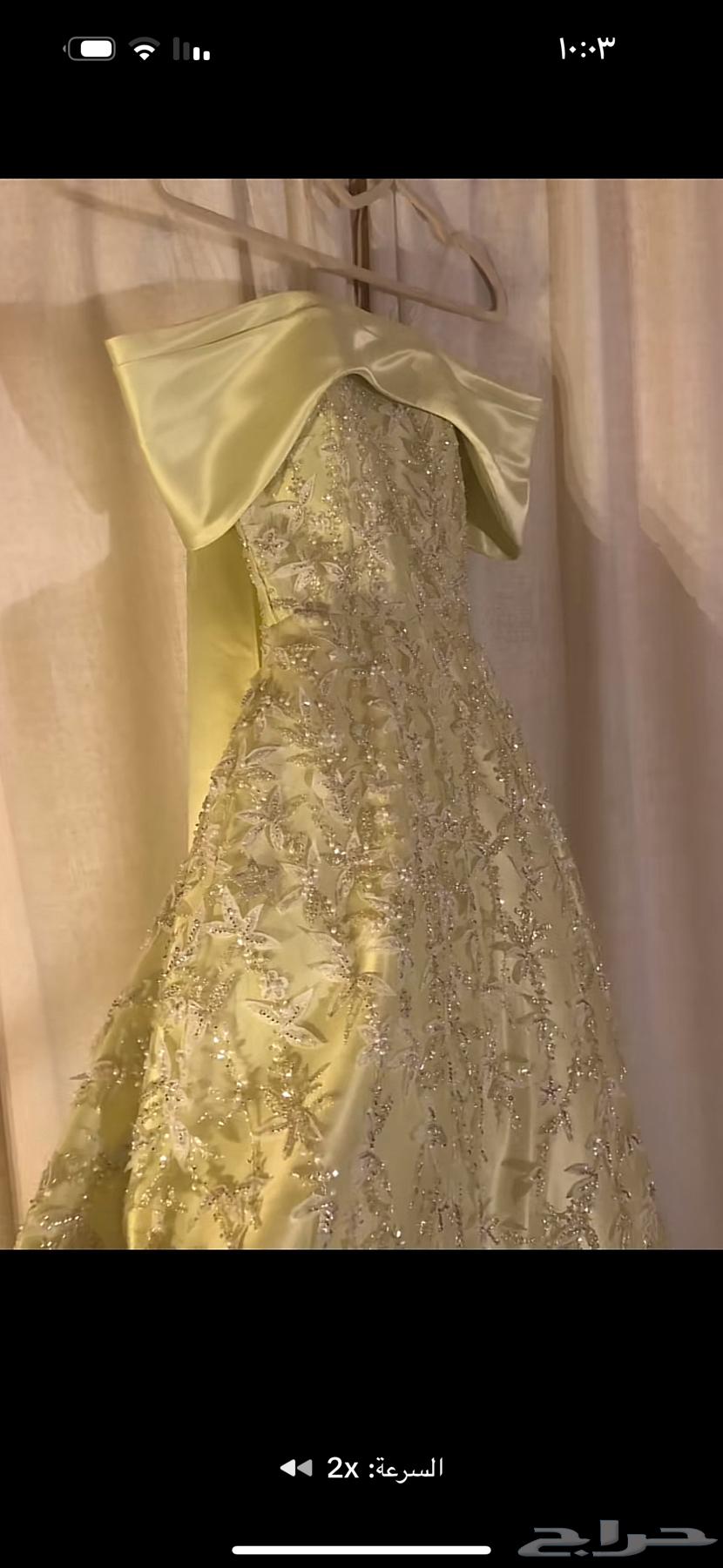 فستان سهره جديد لبس مره وحده مقاس M64421120744323110