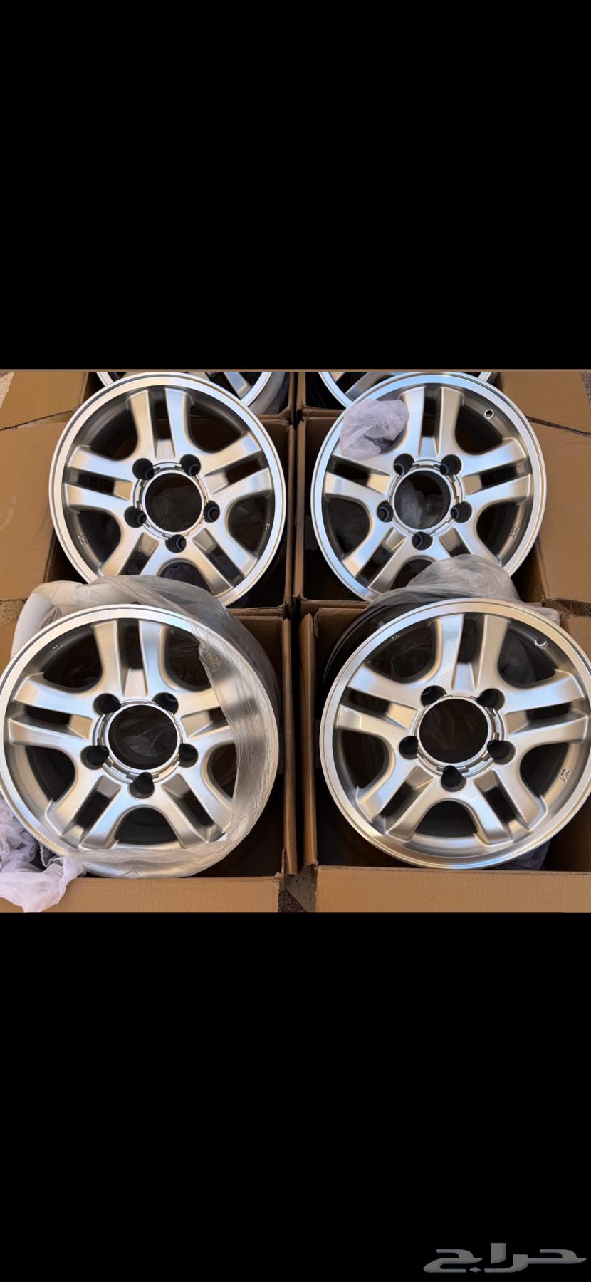 جنوط لكزس الحميد فضي شفه عريضه ( جديدة ) اقل سعر بالسوق64585224583298110