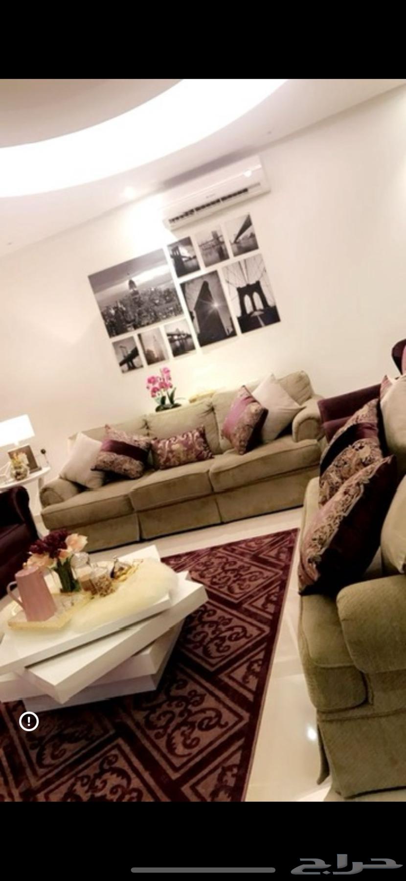 كنب للبيع كامل مع ملحقاته او مفصل64423070546306113