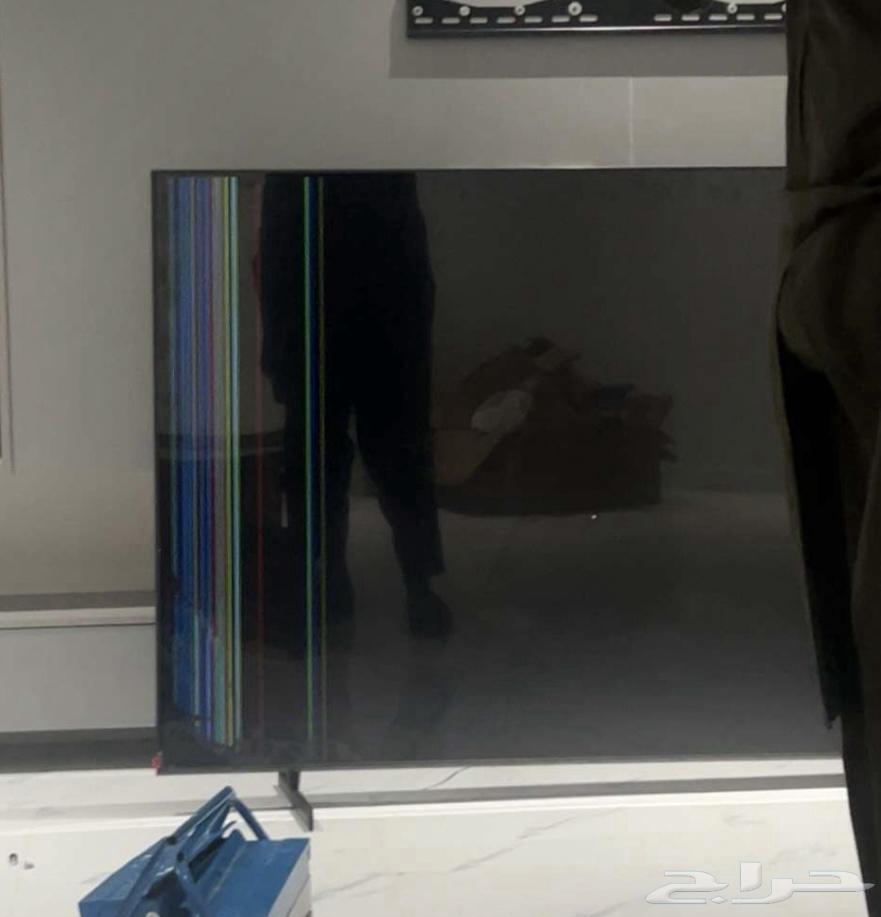 تلفزيون سامسونج 85 بوصة 4K مكسور خفيف64420405051010110