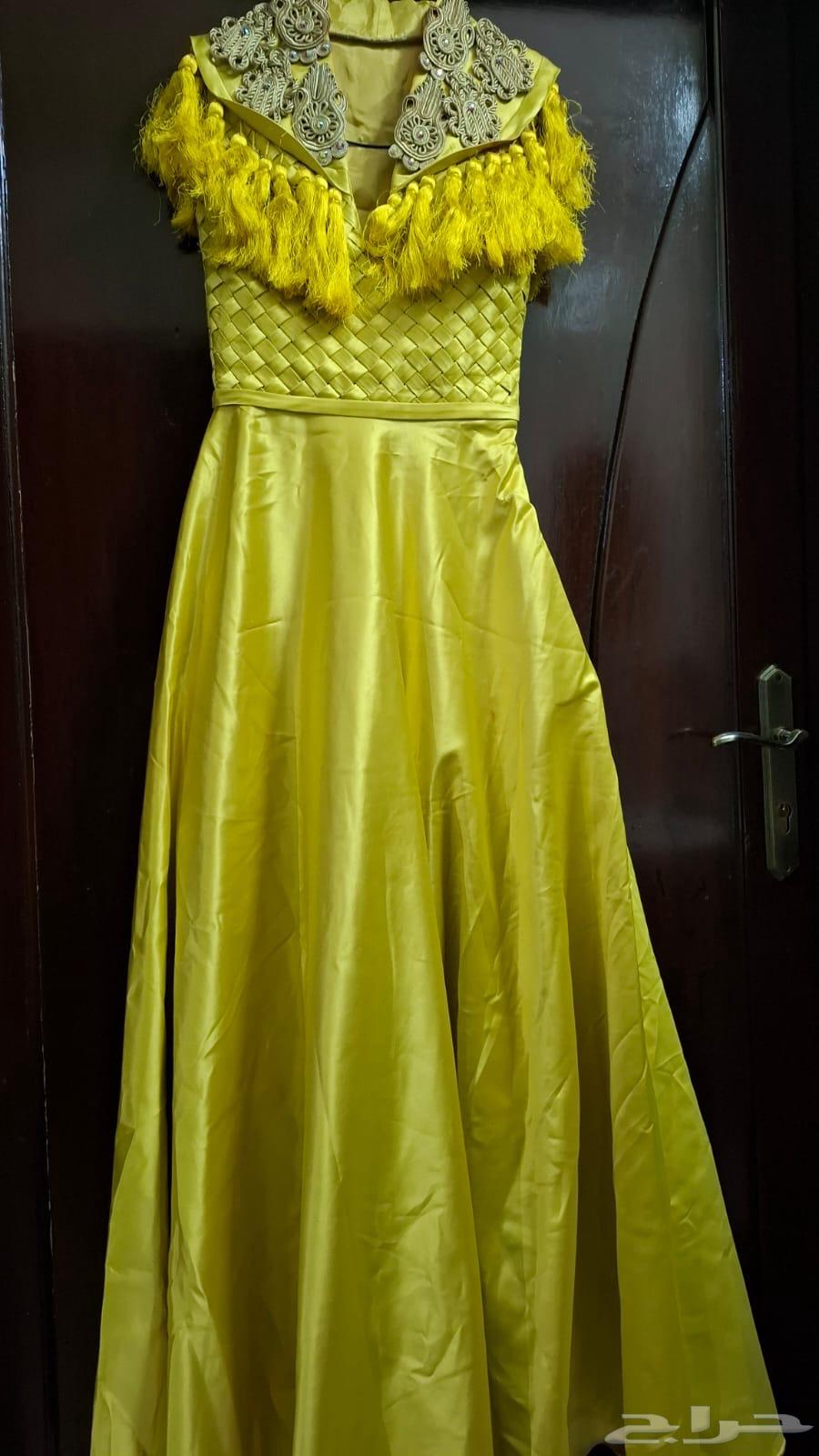 فستان سهره لبسة مره وحده 5 ساعات64420485861123110