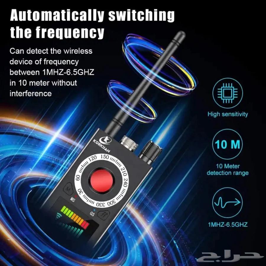 Hidden Camera, Eavesdropping and Tracking Detector64432795843203112