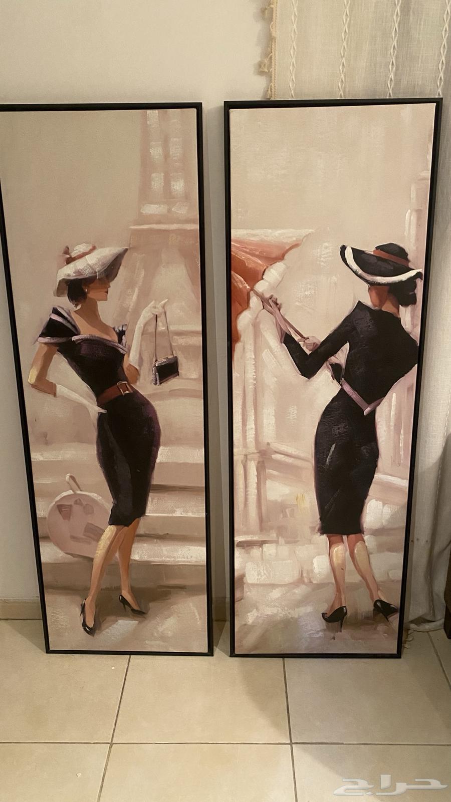 لوحتين جداريه بقيمة 200 ريال جديده للان ماستخدمتها64433148134786111