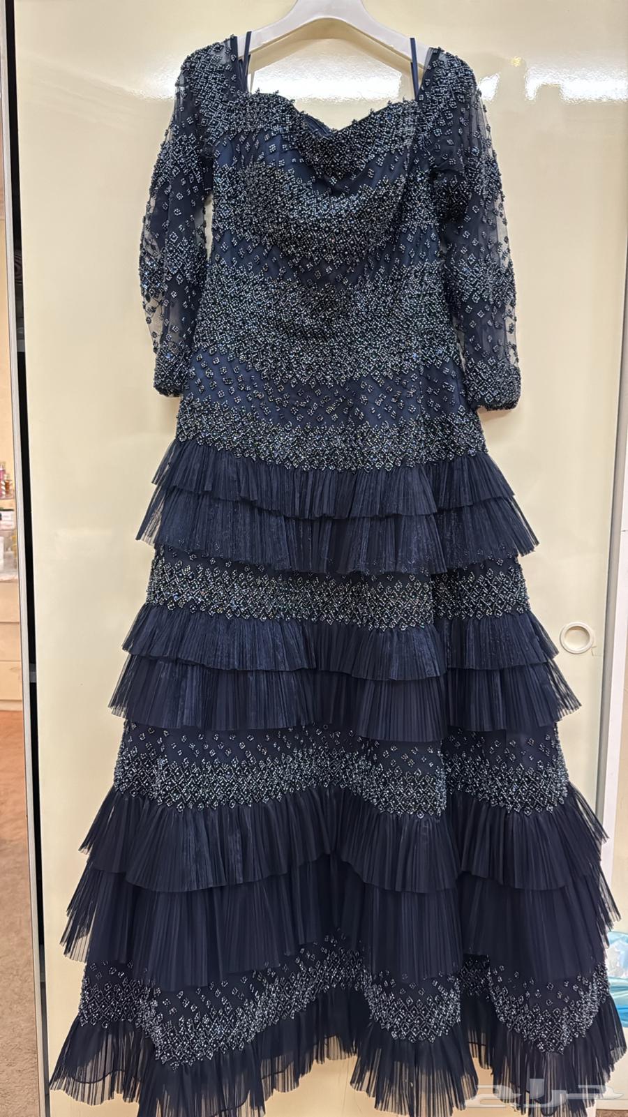 فستان سهرة مقاس 12 - اللبس مرة وحدة فقط64429923292802112