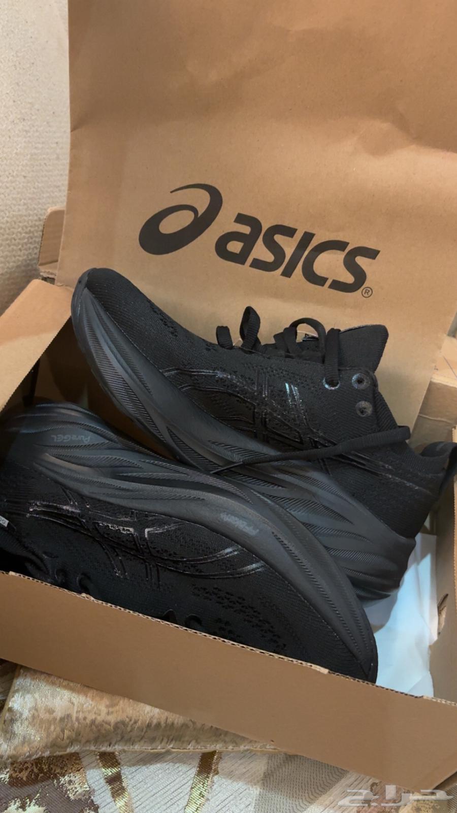 شوز رياضه اسيكس37 اسود64428833887875110