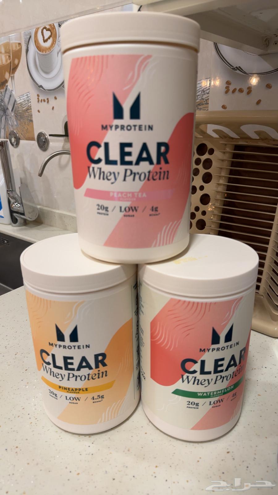 بروتين باودر ثلاث علب من ماي بروتين64431345404162110