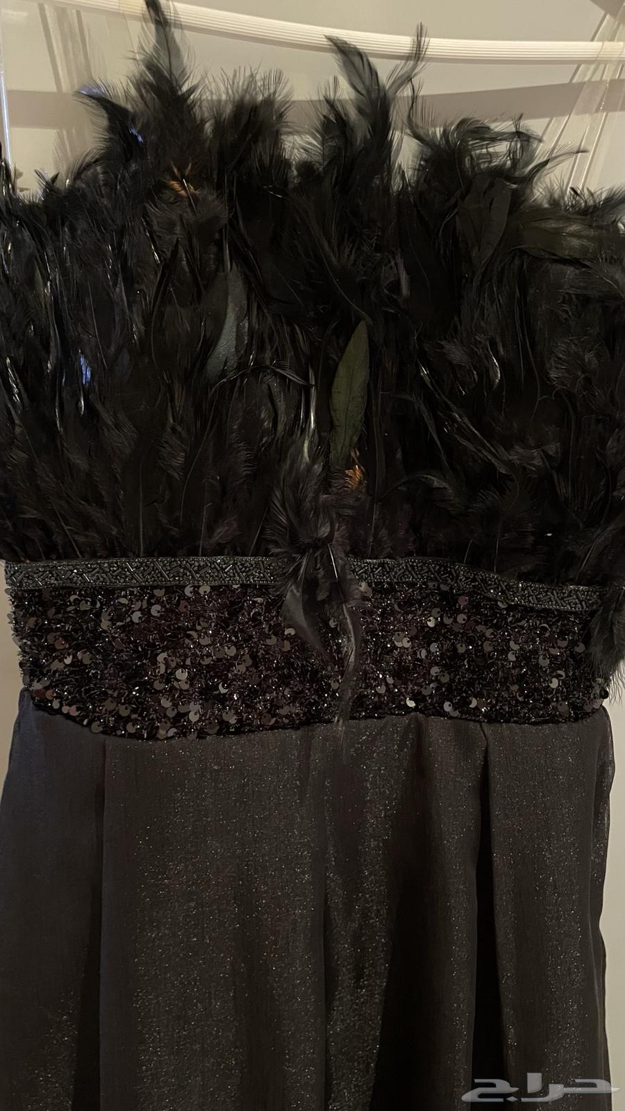 فستان اسود طويل64432618932481113
