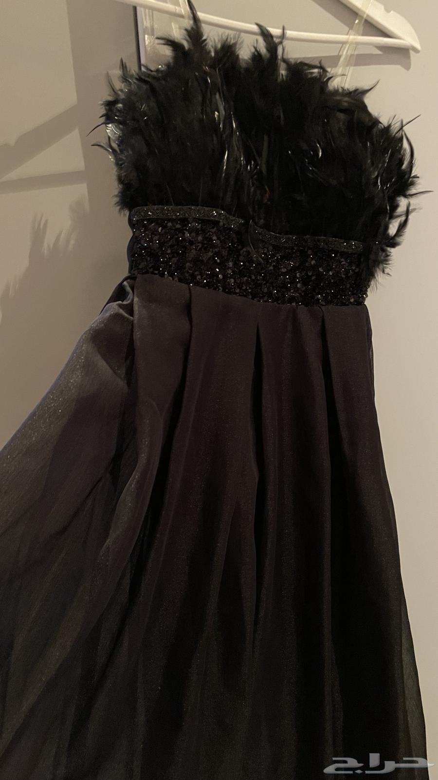 فستان اسود طويل64432618932481112
