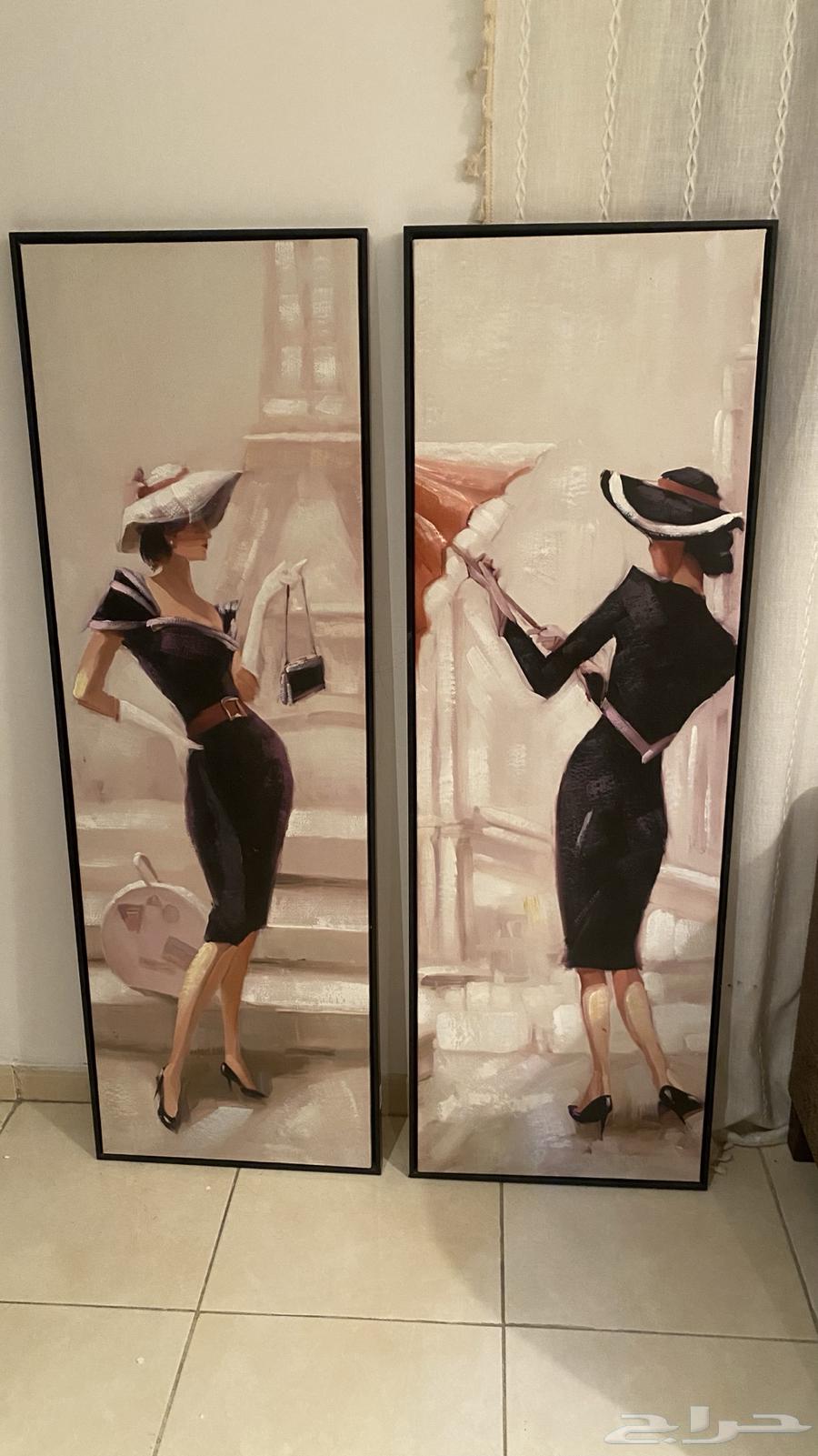 لوحتين جداريه بقيمة 200 ريال جديده للان ماستخدمتها64433148134786110