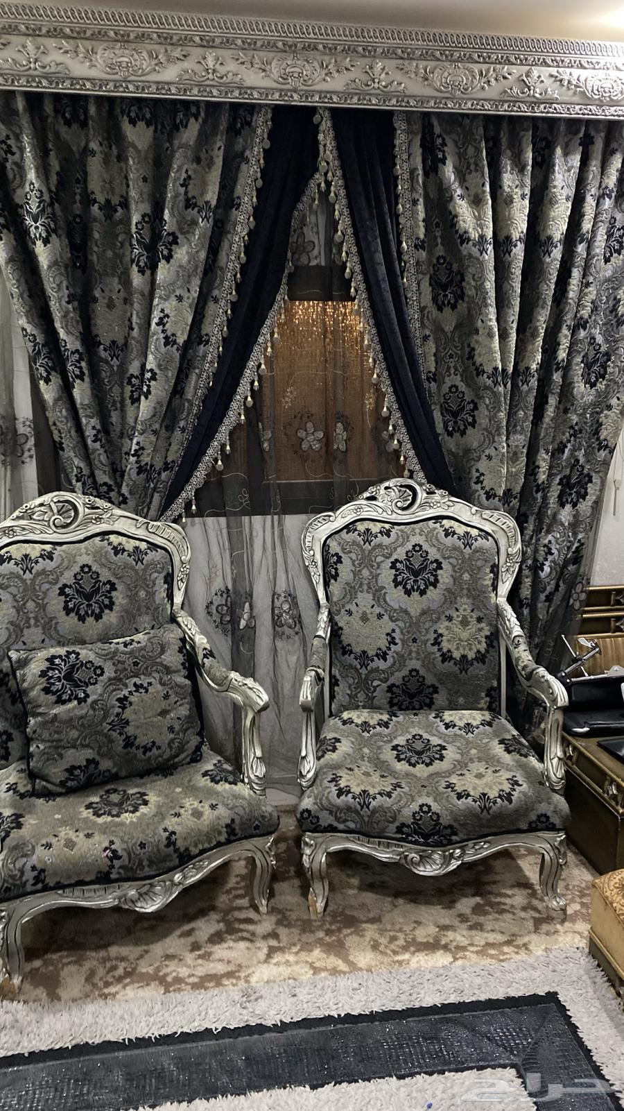 طقم كنب كلاسيكي نظيف64432413773058111