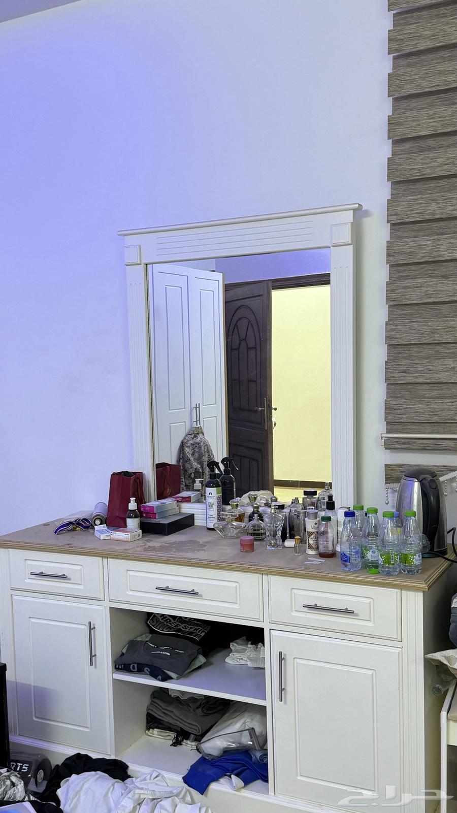 غرفة نوم كامله جديده بدون دولاب64428738778371114