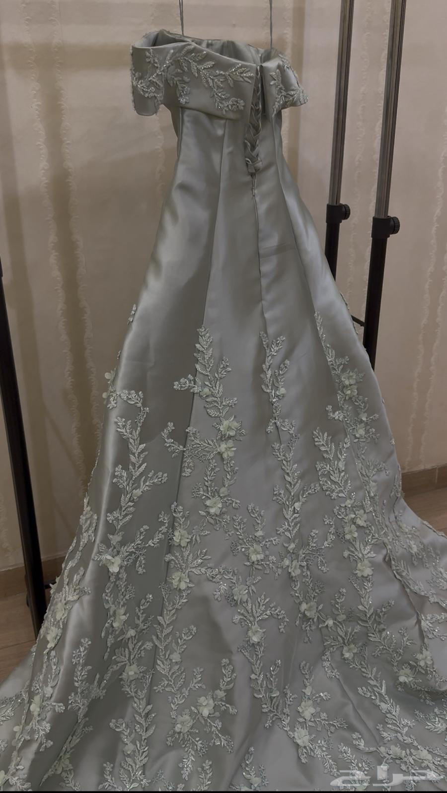 فستان ملكة غير ملبوس ومعه جيبون جديد64432046893571111