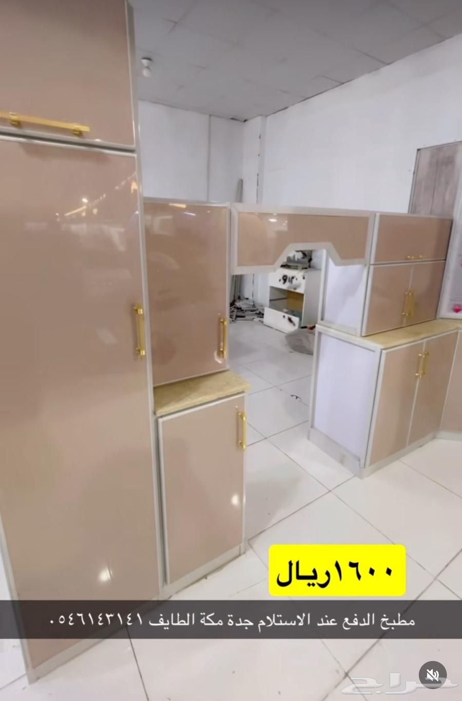 مطبخ ستة متر مستخدم نظيف64427156277250111