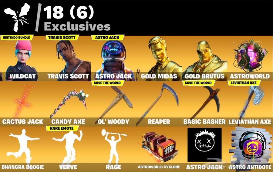 حساب فورت مايت وايلد كات نادر ترافيس سكوت استرو جاك64428241857027112