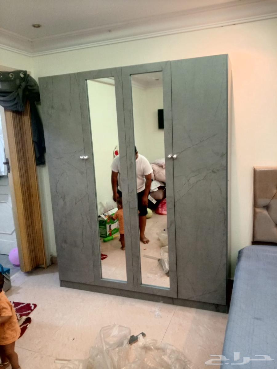 خزانات جديدة بأربعة أبواب متوفرة بجميع الألوان.64431814646147113