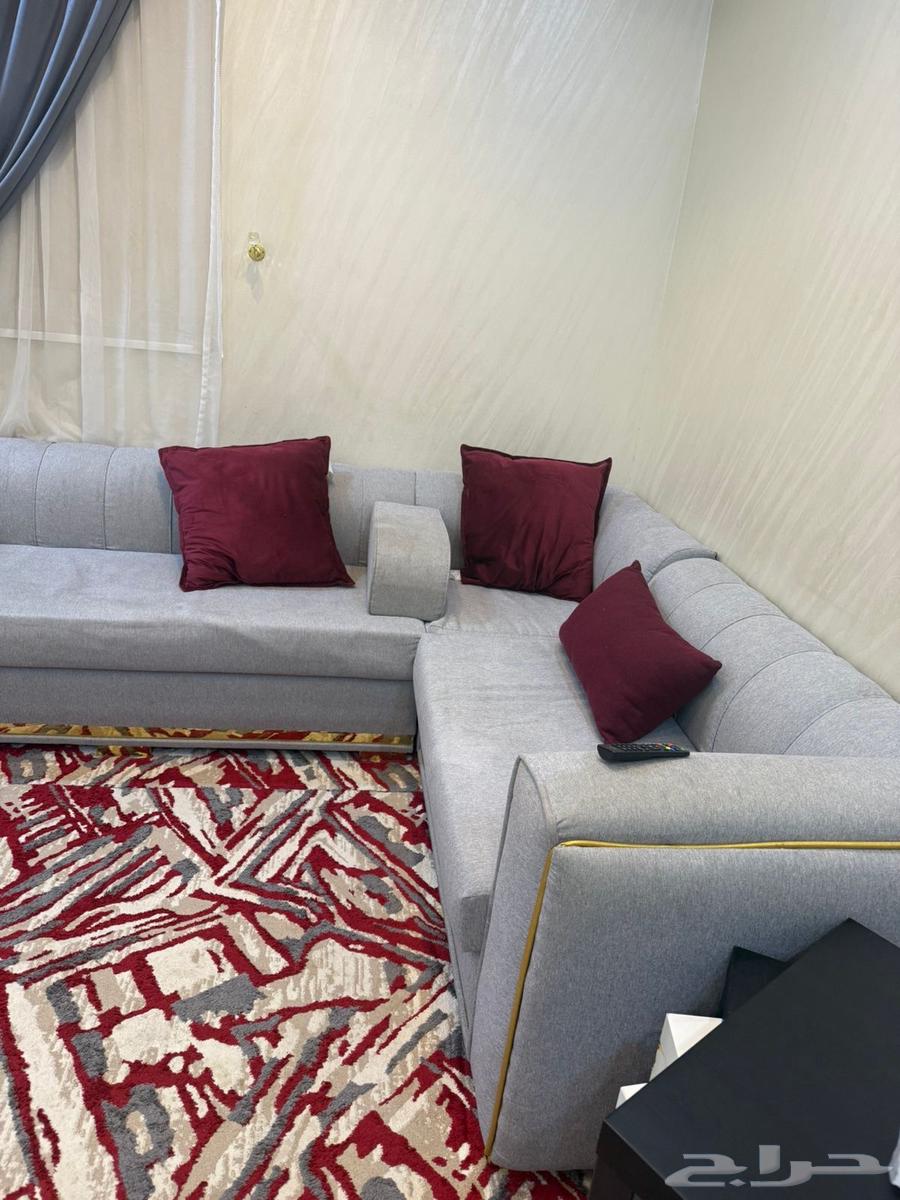 New gray sofa, fabric and quality are very, very excellent and new64433323728003110