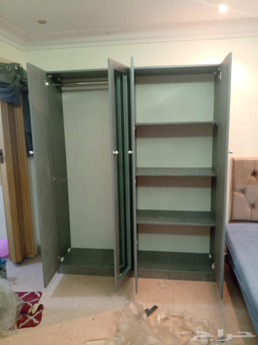 خزانات جديدة بأربعة أبواب متوفرة بجميع الألوان.64431814646147114