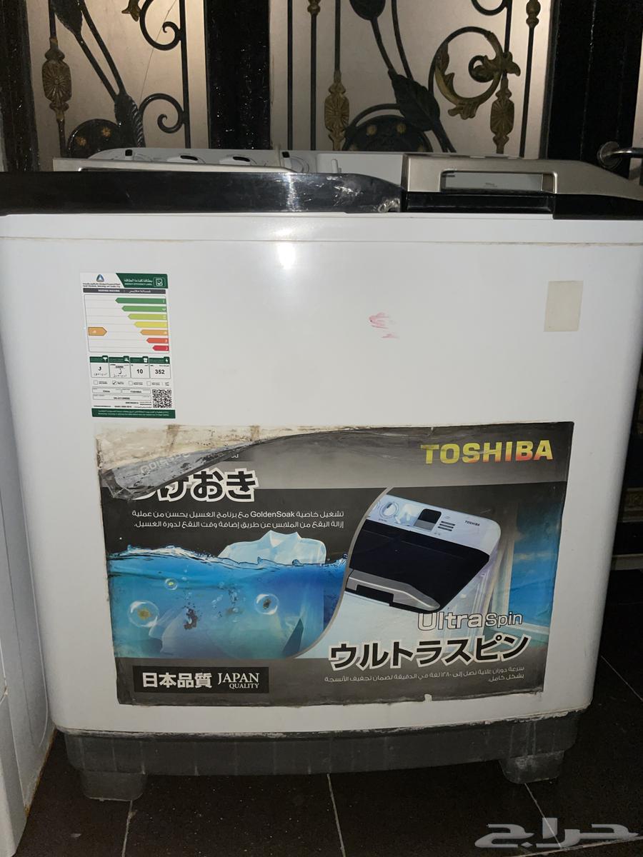 غسالة توشيبا و نشافة اريستون مستخدم64432128678273110