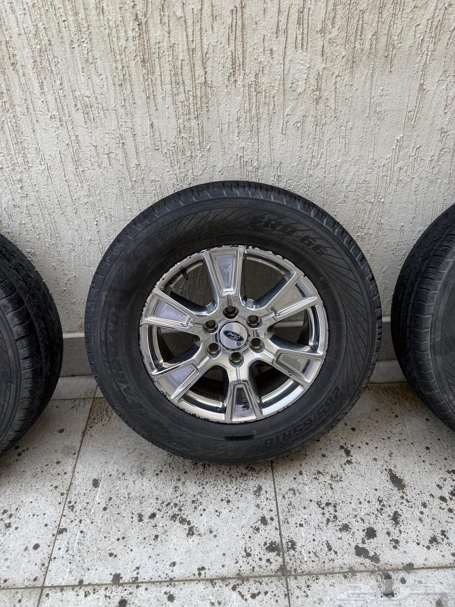 للبيع جنوط مع كفارتها لفورد F150 مقاس 18 انش64588123833218112