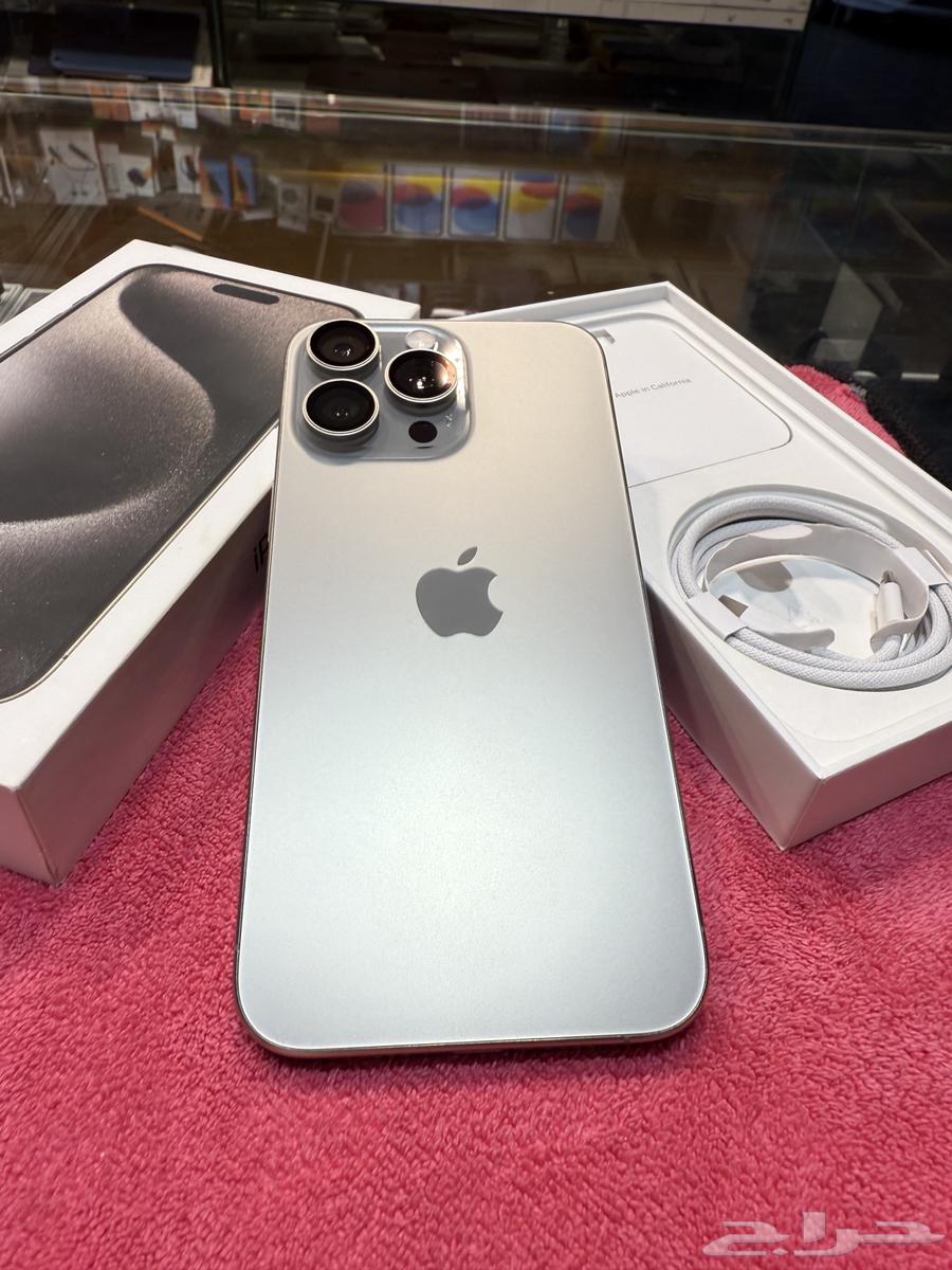 آيفون 15 برو ماكس 256 قيقاء بطارية 89 تيتانيوم64431814749569111