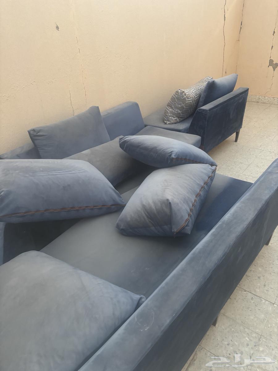 كنب للبيع لون ازرق64431183671811110