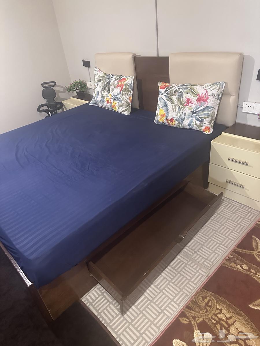 غرفة نوم كاملة خشب طبيعي64428201327746111