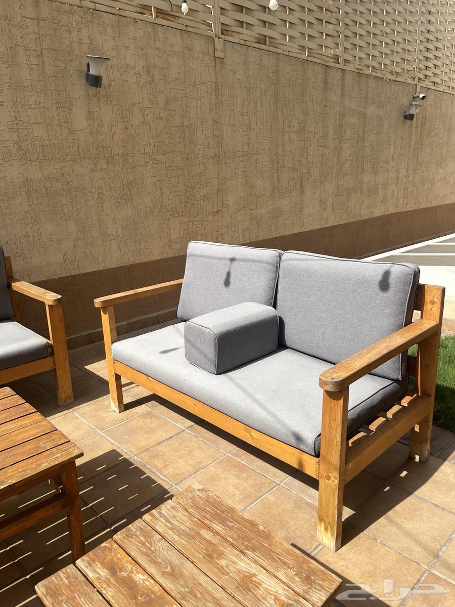 جلسه خشبيه انيقه بالون السماوي64429344140291112