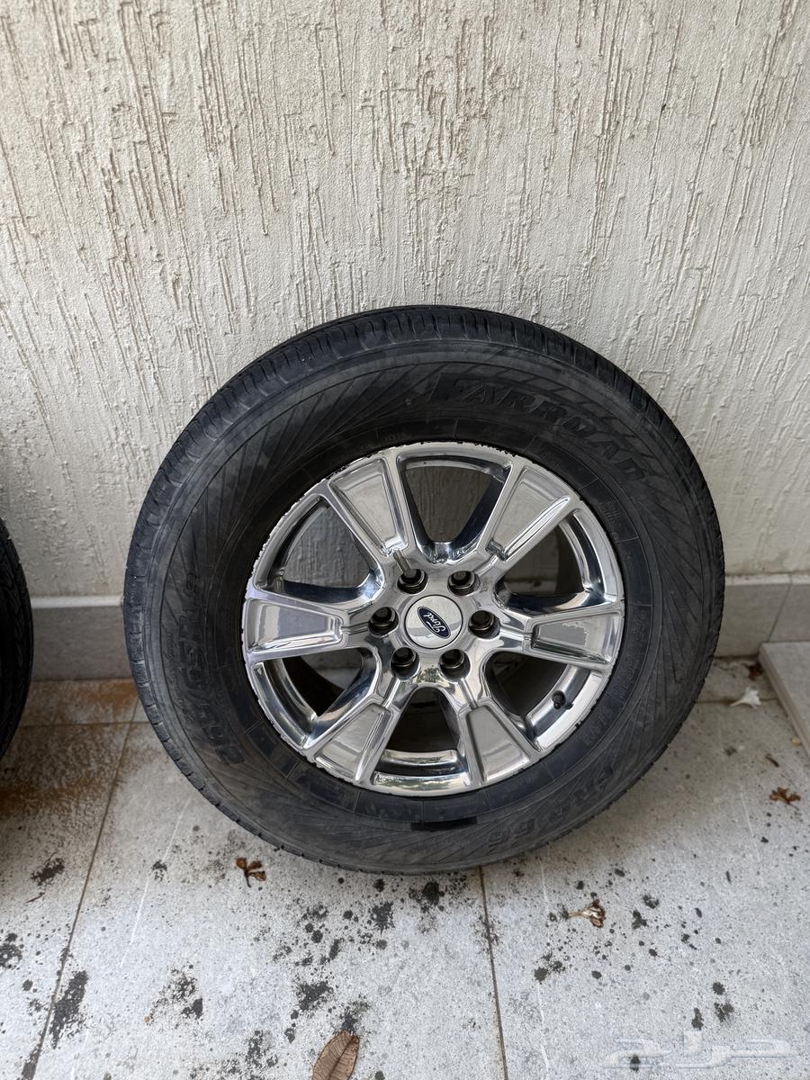 للبيع جنوط مع كفارتها لفورد F150 مقاس 18 انش64588123833218113