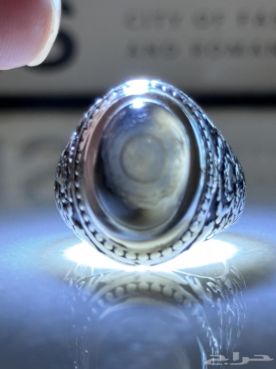 خاتم فضة 990 صياغة الصائغ S64426321752705113