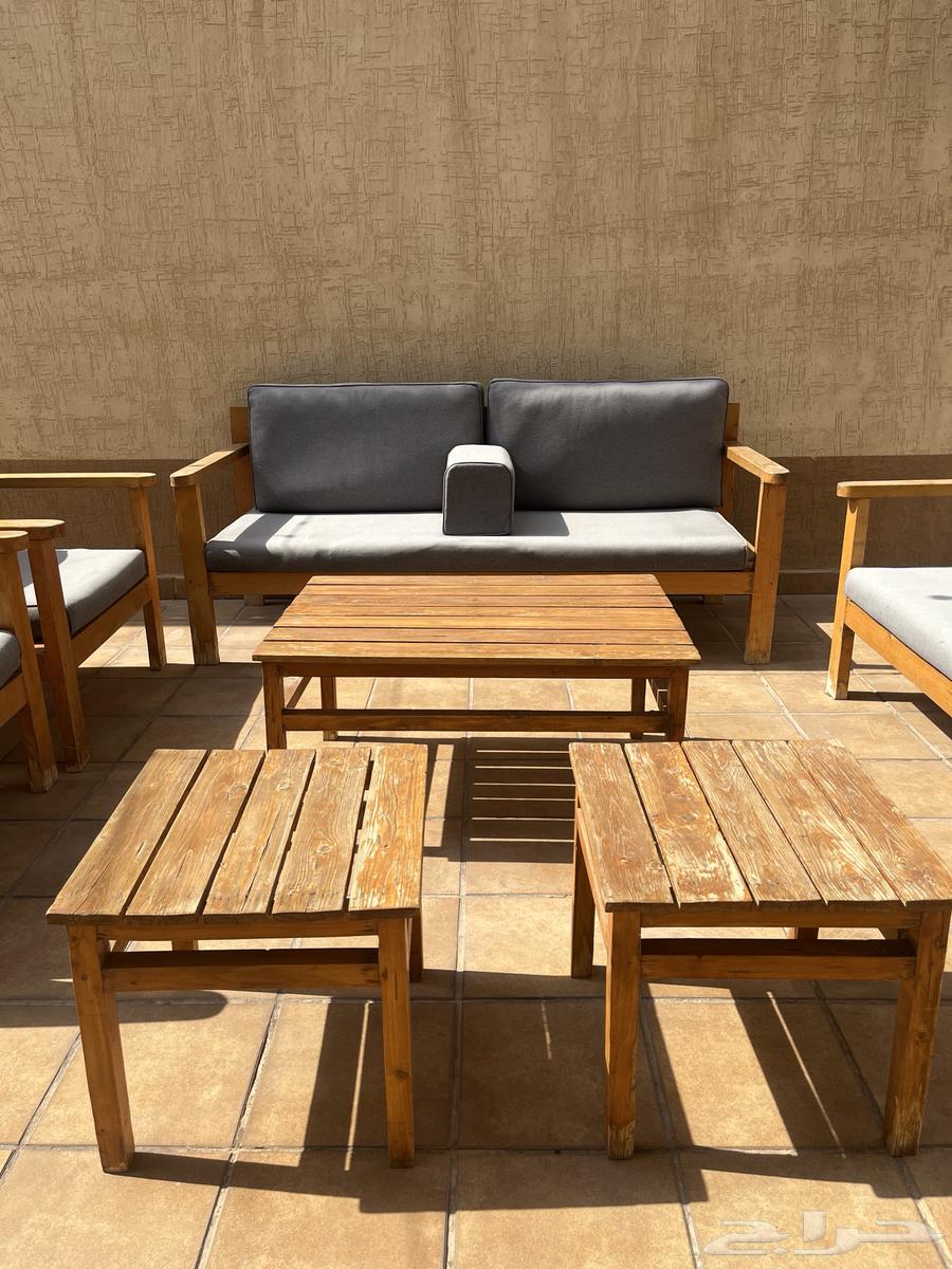 جلسه خشبيه انيقه بالون السماوي64429344140291111