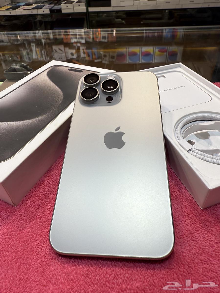 آيفون 15 برو ماكس 256 قيقاء بطارية 89 تيتانيوم64431814749569113