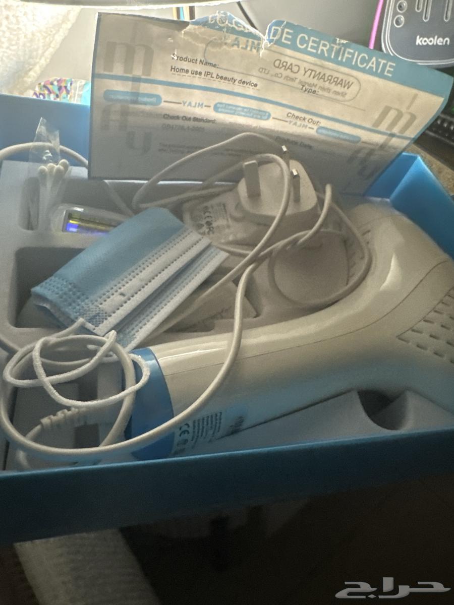 عندي جهاز ليزر شعر ب 600 استخدام شهر بس64431910370051111