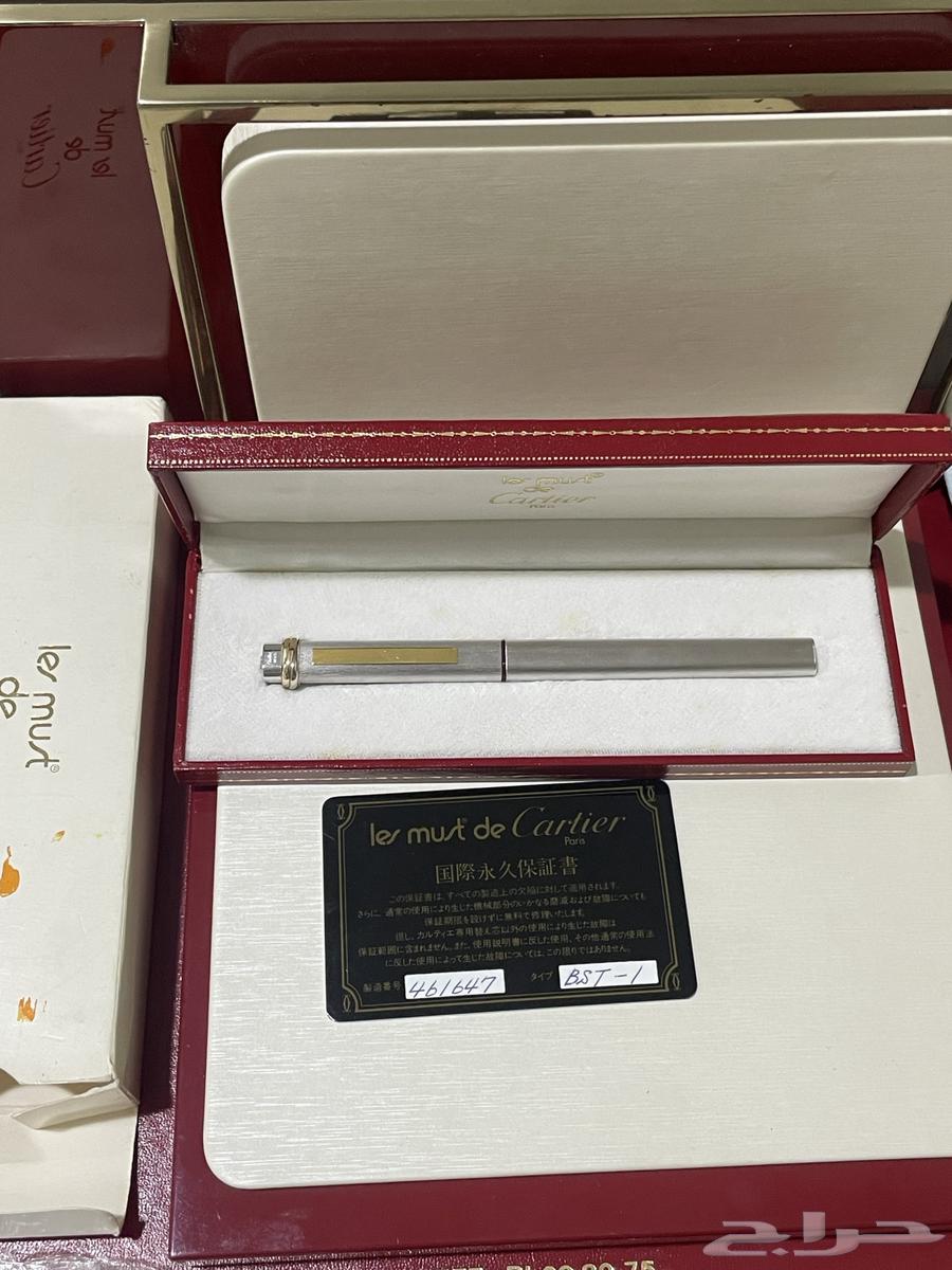 (تم البيع) قلم كارتير فاندوم السبيكة فضة وذهبي كالجديد64429076093313110