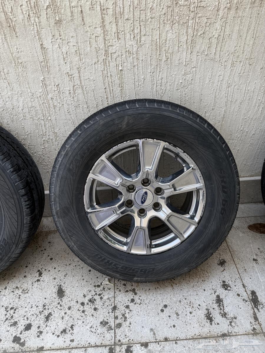 للبيع جنوط مع كفارتها لفورد F150 مقاس 18 انش64588123833218114