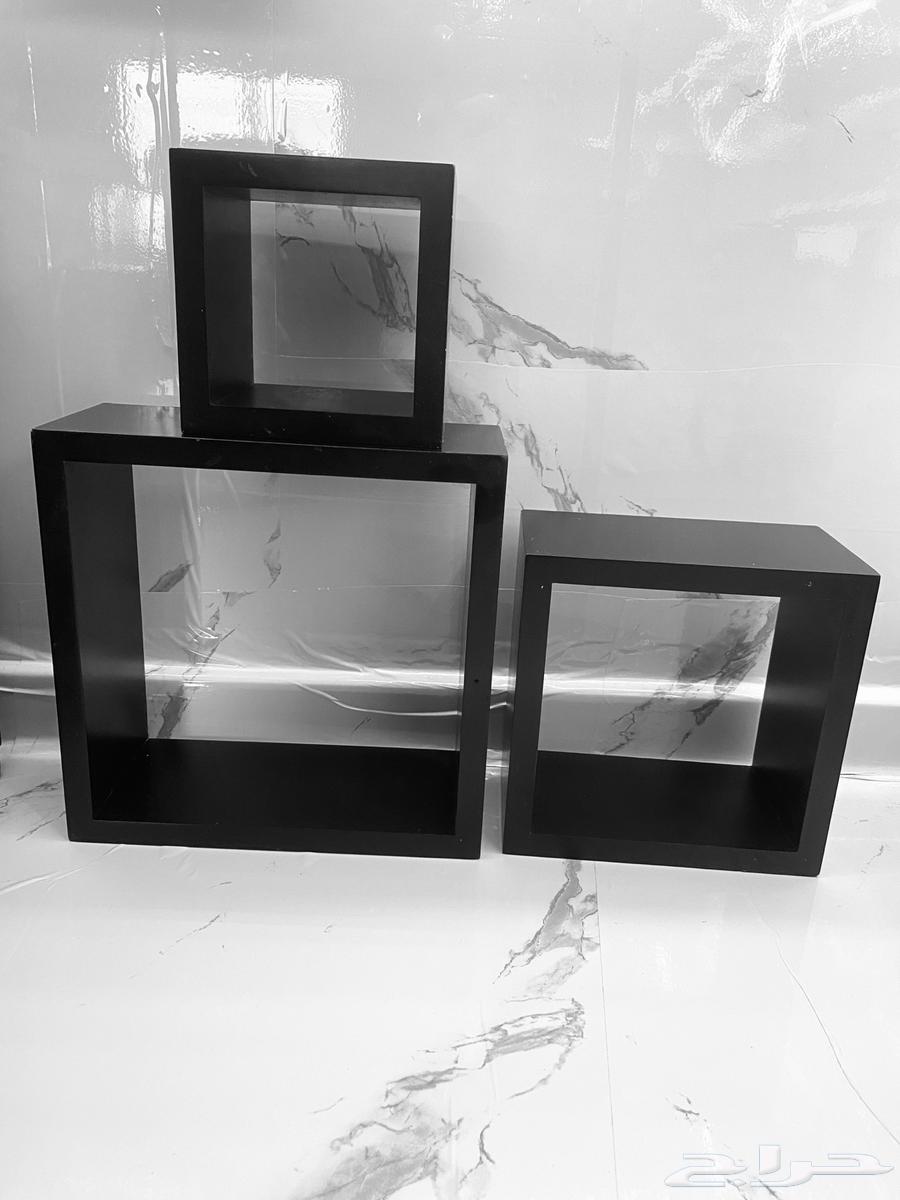 للبيع ب 20 إطآرآت خشبي بلون آسود لديكور الحائط المنزلي ..64430421525761110