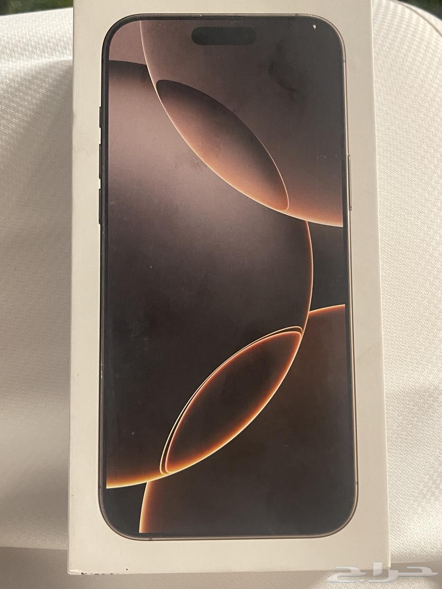 ايفون16 برو ماكس سعه 256 لون تيتانيوم صحراوي64426308401282110