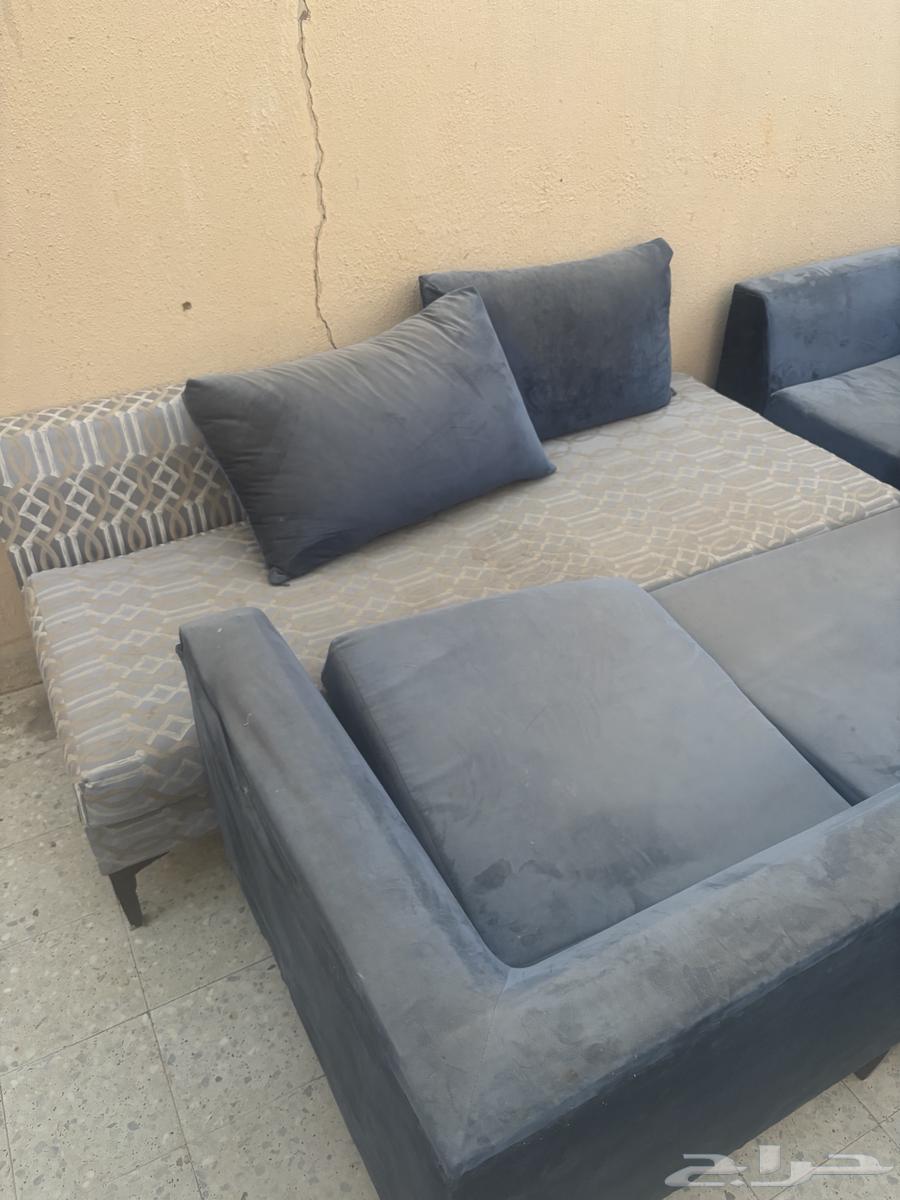 كنب للبيع لون ازرق64431183671811114