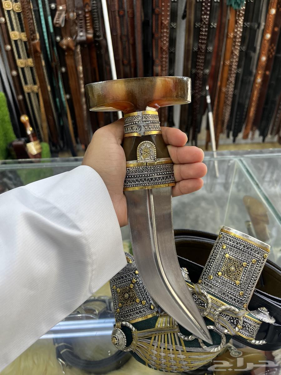 خنجر فضة حك زراف صب الدوده64428523604227113