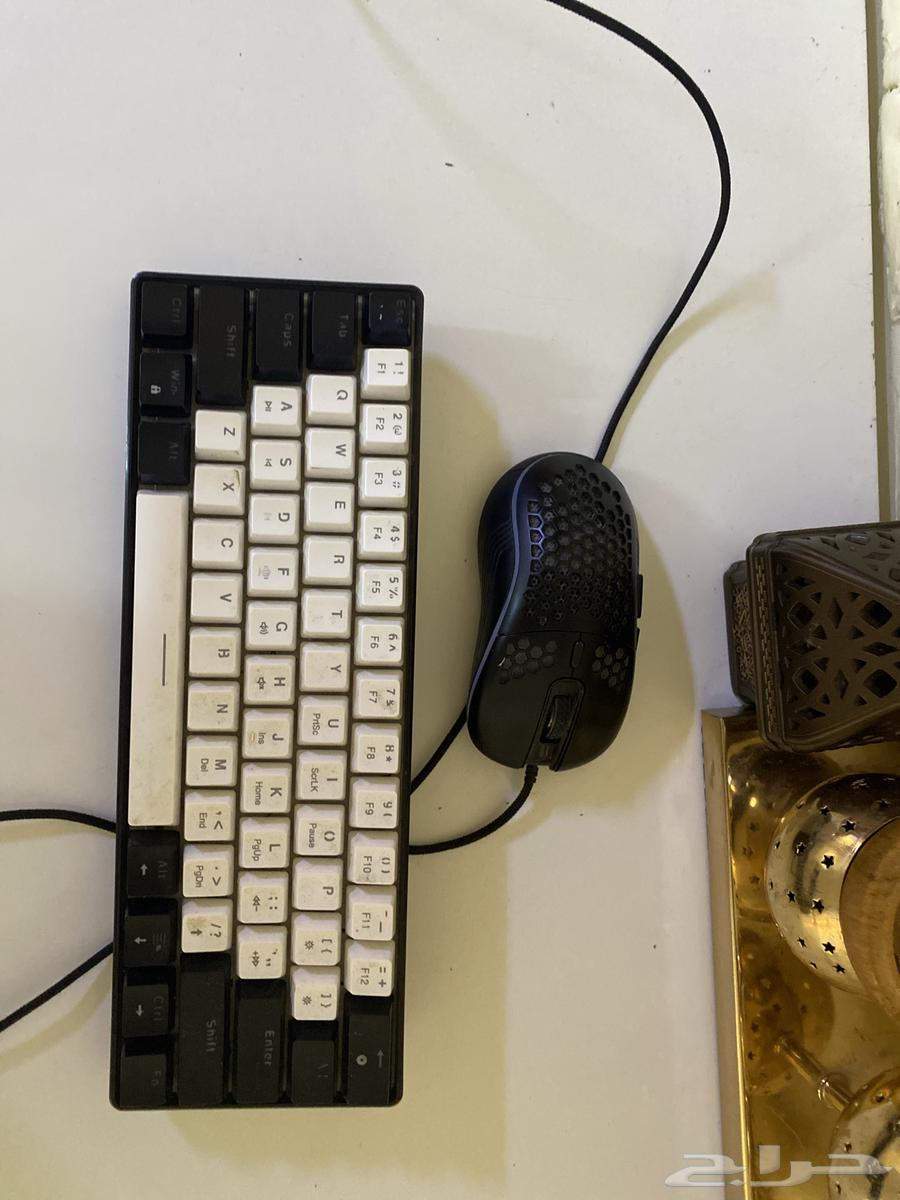 كيبورد و ماوس للبيع بس حرف الدي خربان على السوم64428684703233110