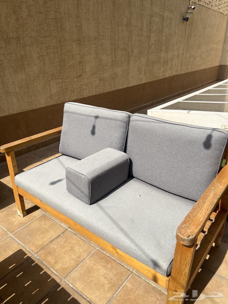 جلسه خشبيه انيقه بالون السماوي64429344140291110