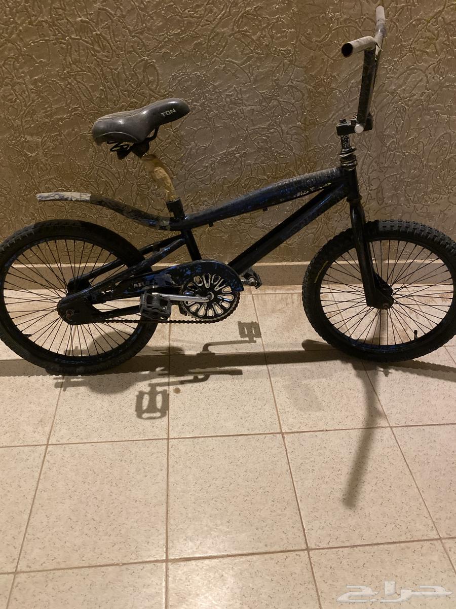 سيكل كوبرا اسود فيه تقشرات زرقا من أصبغها وتروح ان شاءالله64431951408385111