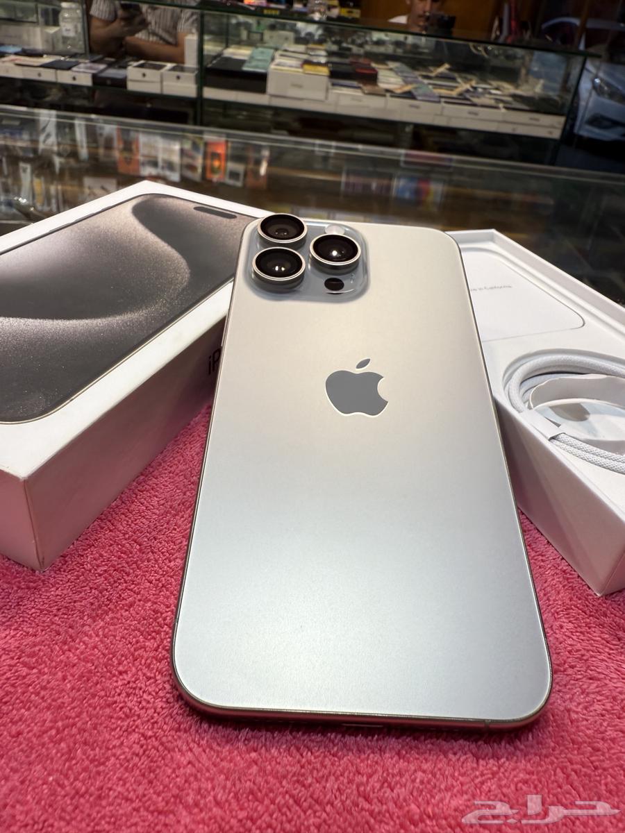 آيفون 15 برو ماكس 256 قيقاء بطارية 89 تيتانيوم64431814749569114