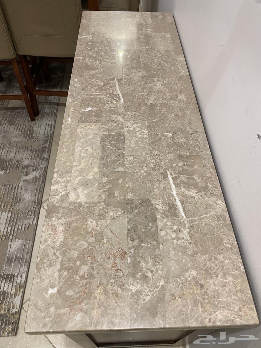 طاولة الطعام رخام طبيعي ثمانية أشخاص64428536779395113