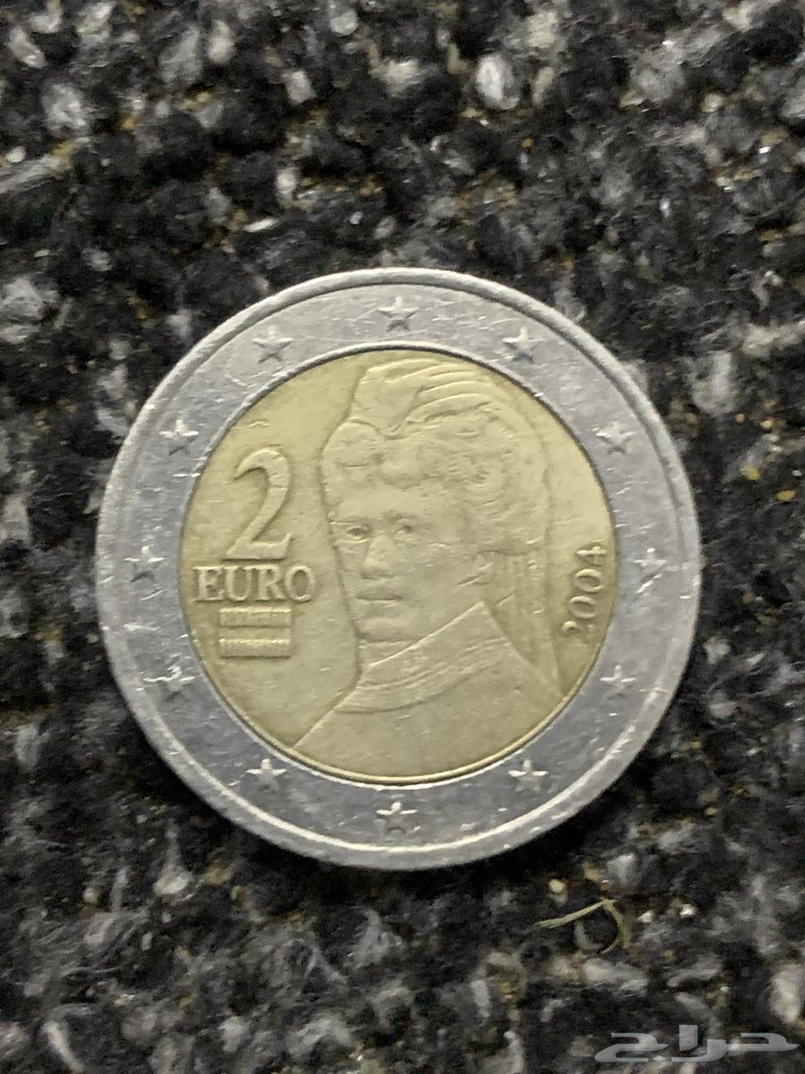 اثنيان يورو من أندر الفااة تاريخ 200464428160565763110