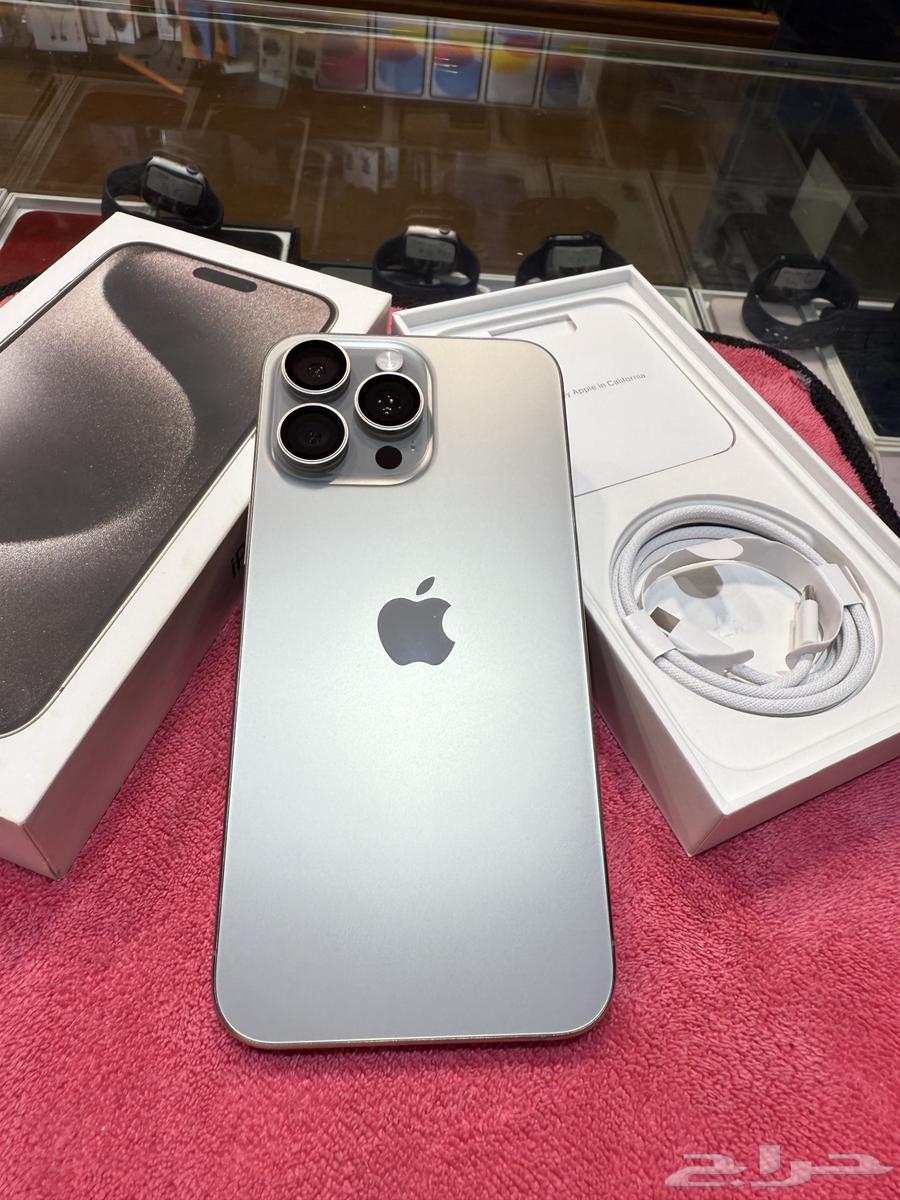 آيفون 15 برو ماكس 256 قيقاء بطارية 89 تيتانيوم64431814749569112