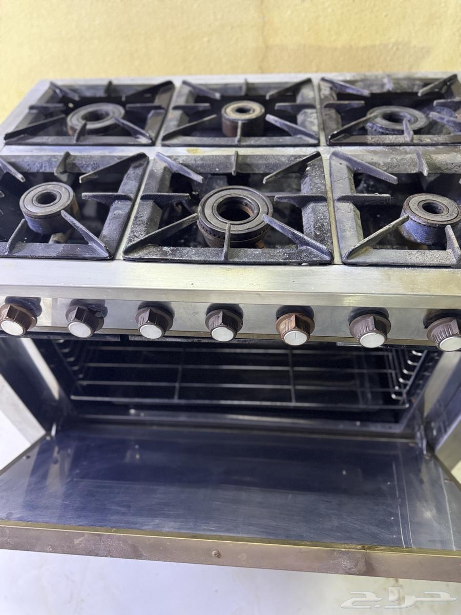 فرن سته اعيون شبه جديد استيل.64432264543618114