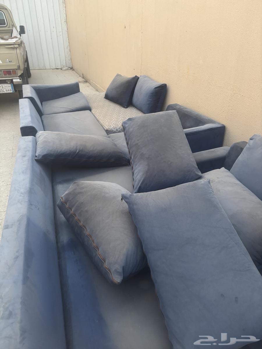 كنب للبيع لون ازرق64431183671811111